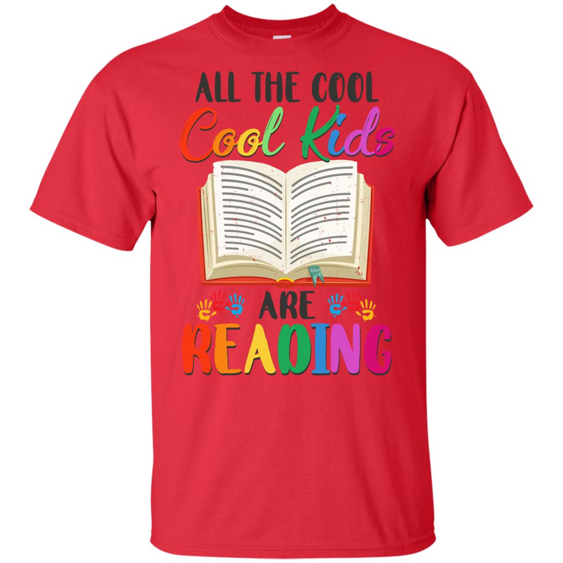 All The Cool Kids Are Reading Book Lover Gifts Youth Youth Shirt | Teecentury.com