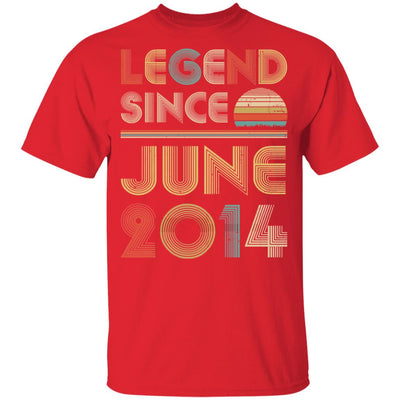 Legend Since June 2014 Vintage 8th Birthday Gifts Youth Youth Shirt | Teecentury.com