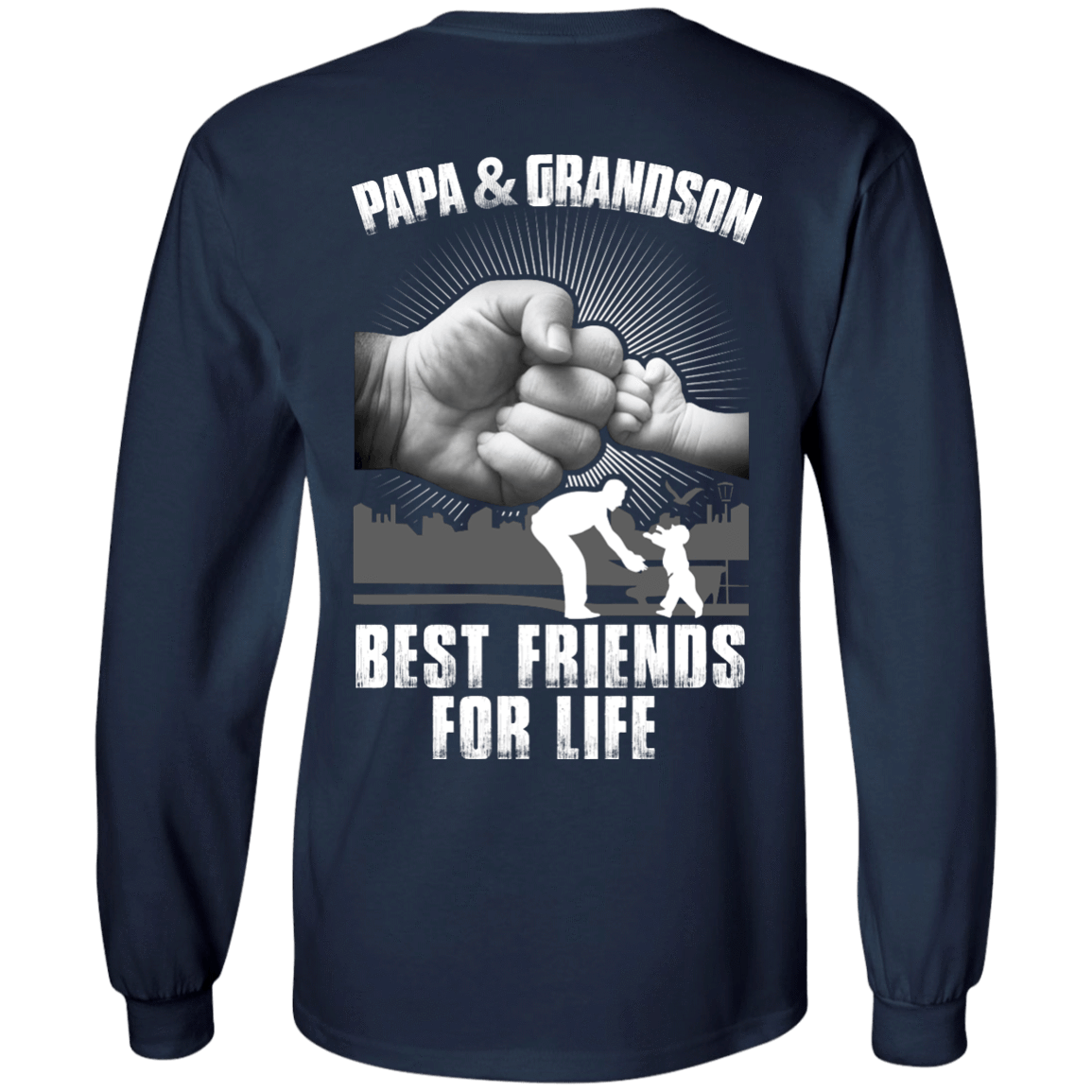 Papa And Grandson Best Friends For Life T-Shirt & Hoodie | Teecentury.com