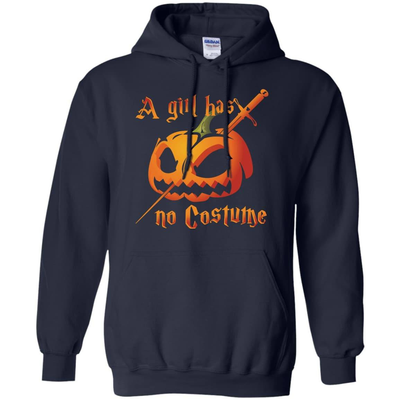 A Girl Has No Costume Halloween T-Shirt & Hoodie | Teecentury.com