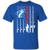 Reel Cool Pap Pap American Flag Fish Fishing Fathers Day T-Shirt & Hoodie | Teecentury.com