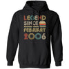 Legend Since February 2006 Vintage 16th Birthday Gifts T-Shirt & Hoodie | Teecentury.com