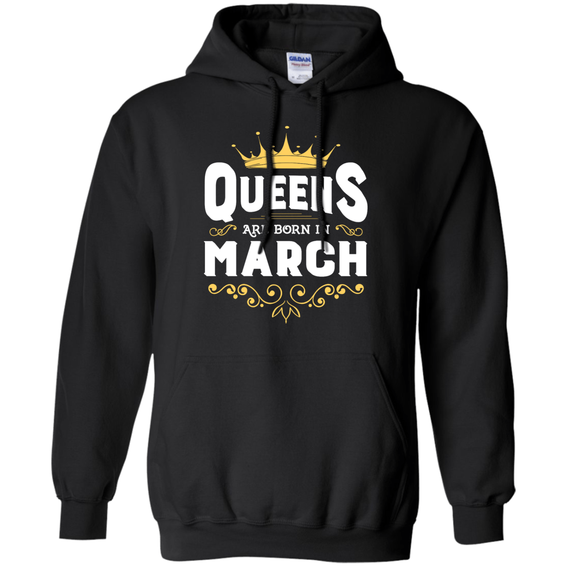 Queens Are Born In March T-Shirt & Hoodie | Teecentury.com