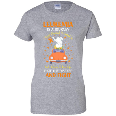 Leukemia Awareness Is A Journey T-Shirt & Hoodie | Teecentury.com