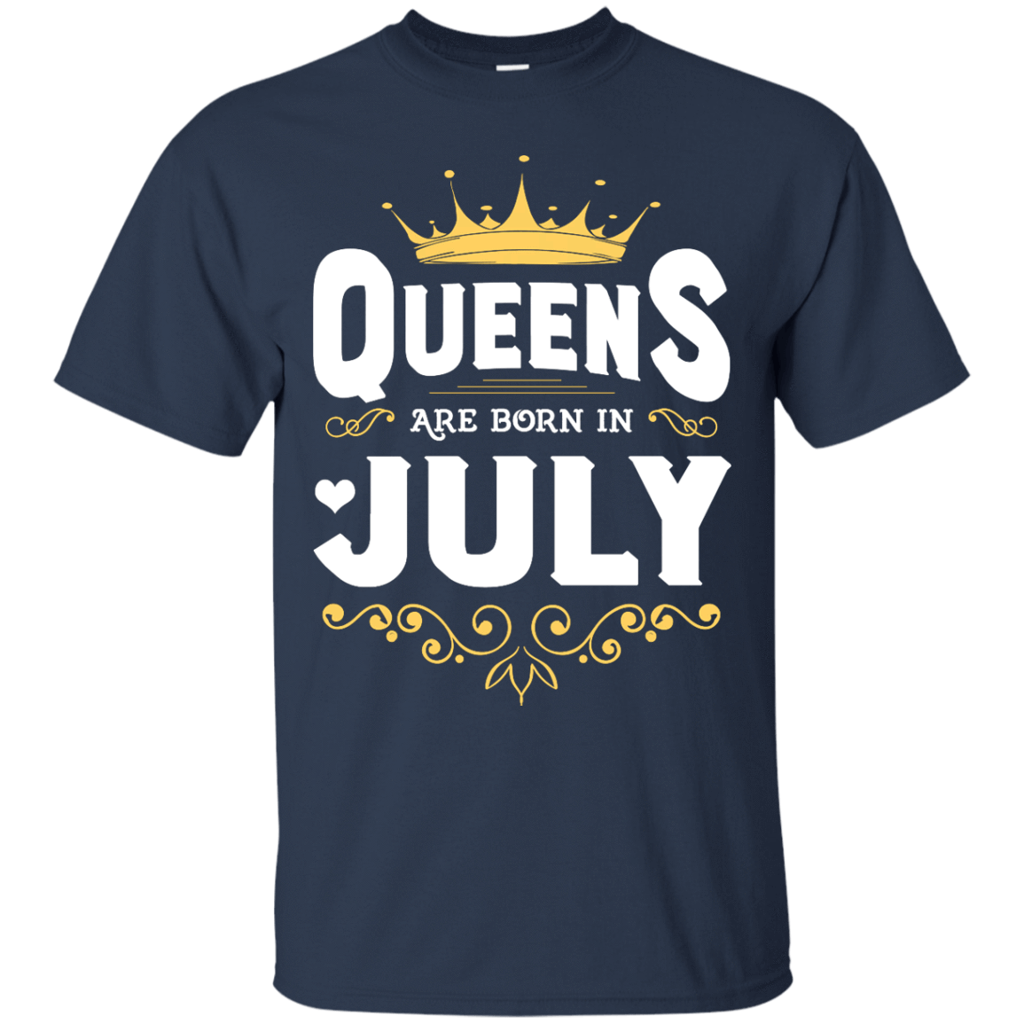 Queens Are Born In July T-Shirt & Hoodie | Teecentury.com