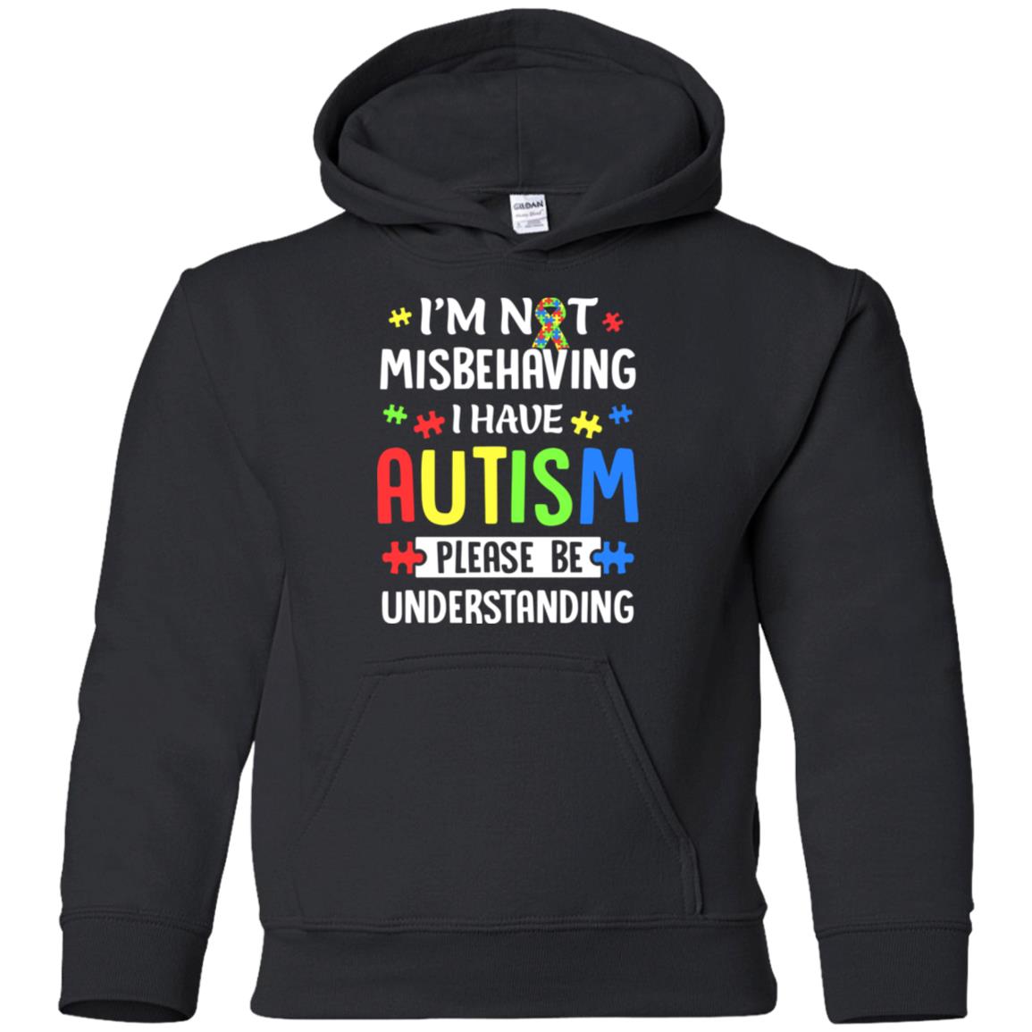 Autism Awareness I'm Not Misbehaving I Have Autism Youth Youth Shirt | Teecentury.com