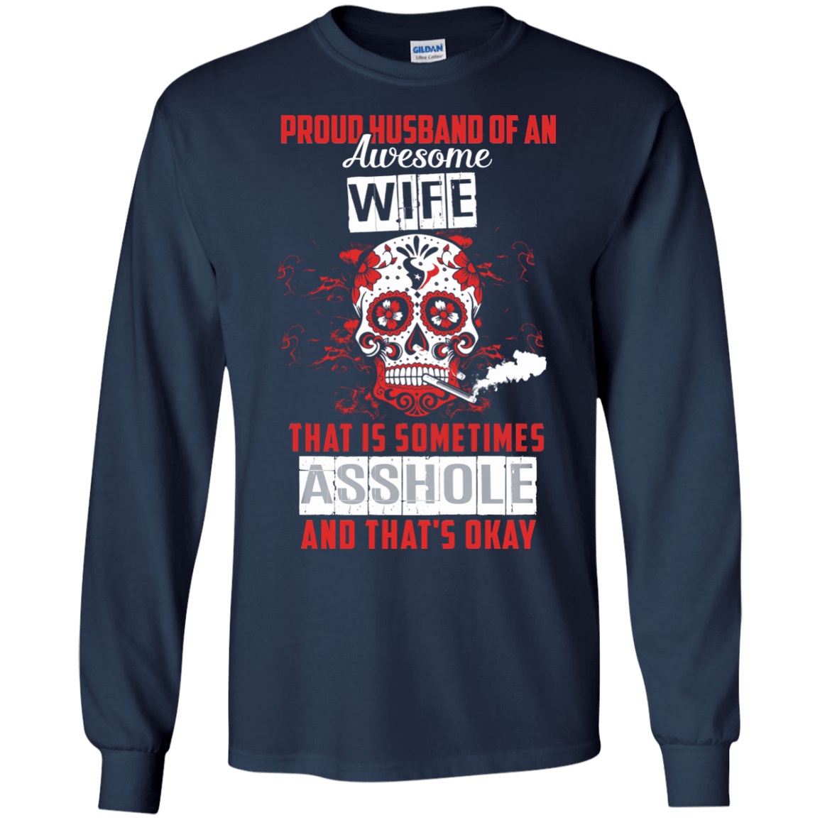 Proud Husband Of An Awesome Wife T-Shirt & Hoodie | Teecentury.com