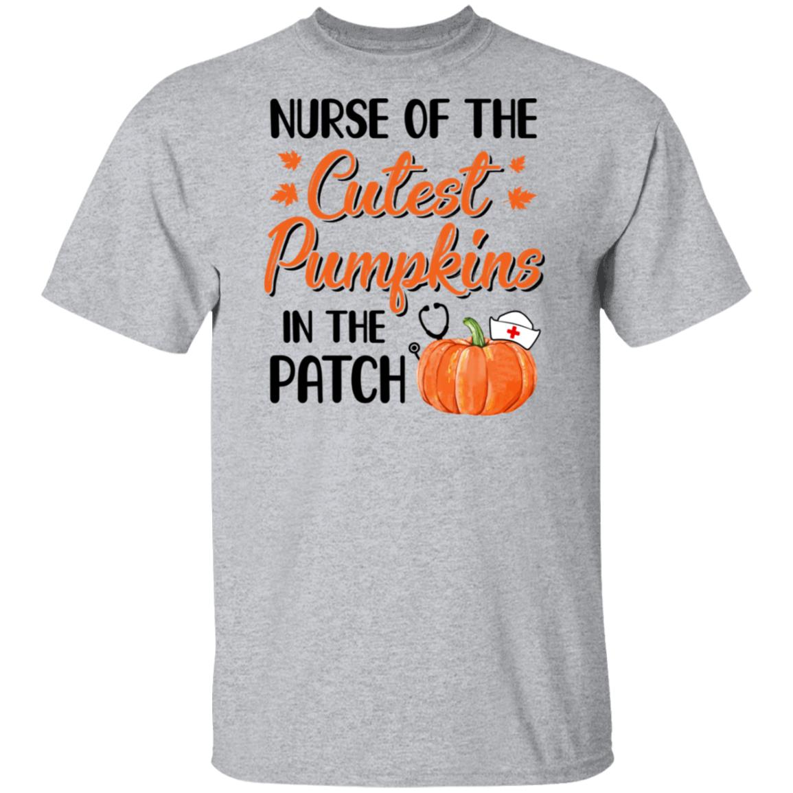 Nurse Of The Cutest Pumpkins In The Patch Halloween Gift T-Shirt & Hoodie | Teecentury.com