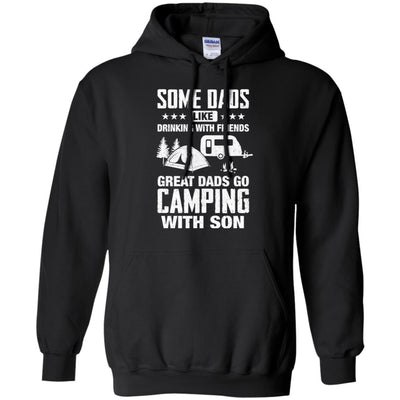 Great Dad Go Camping With Son Father Day Gift T-Shirt & Hoodie | Teecentury.com