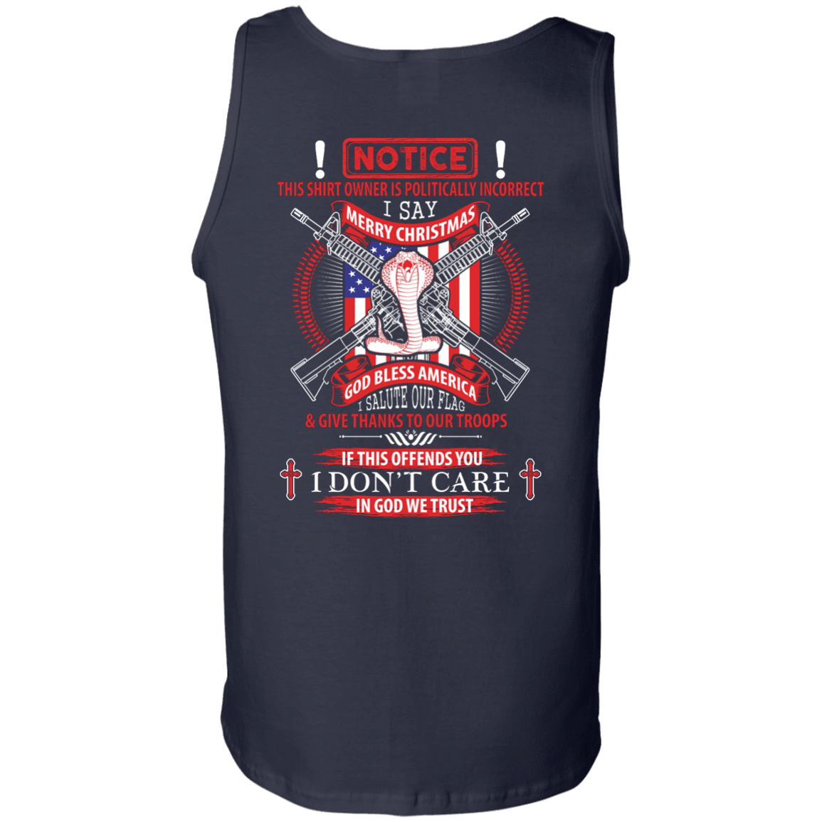 I Am Politically Incorrect I Say Merry Christmas God Bless America T-Shirt & Hoodie | Teecentury.com