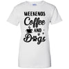 Weekends Coffee And Dogs Lover Gifts T-Shirt & Tank Top | Teecentury.com