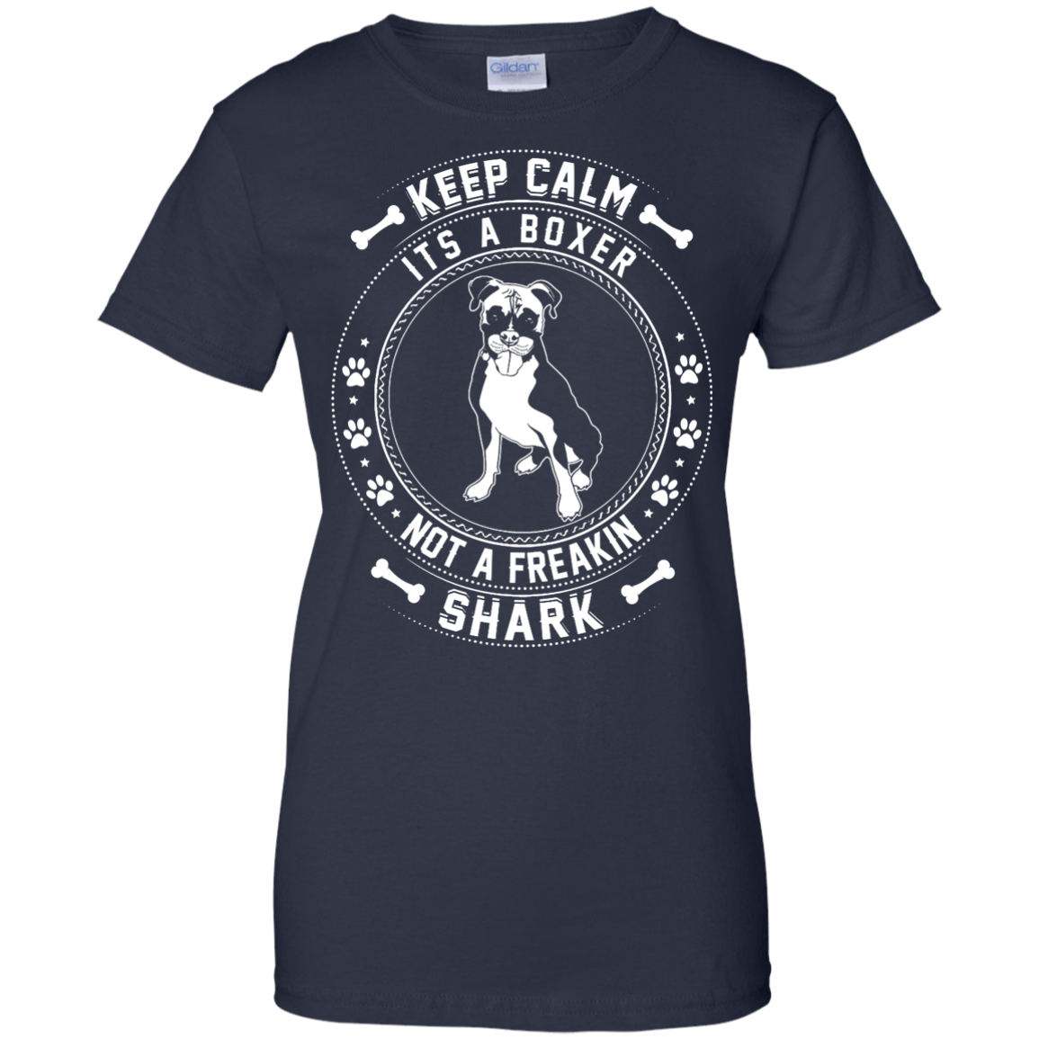 Keep Calm It's A Boxer Not A Freaking Shark T-Shirt & Hoodie | Teecentury.com