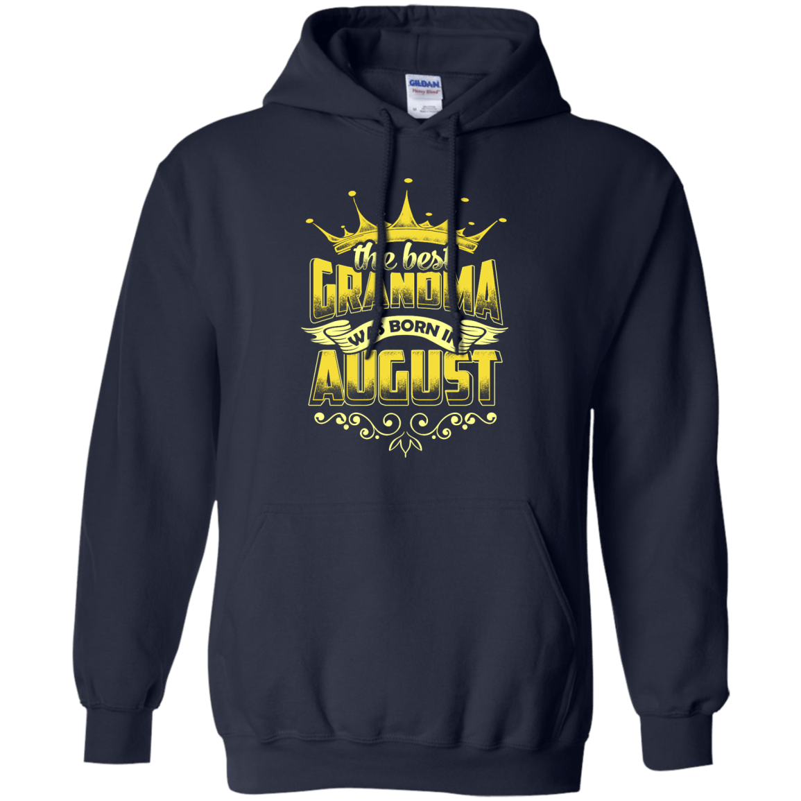 The Best Grandma Was Born In August T-Shirt & Hoodie | Teecentury.com