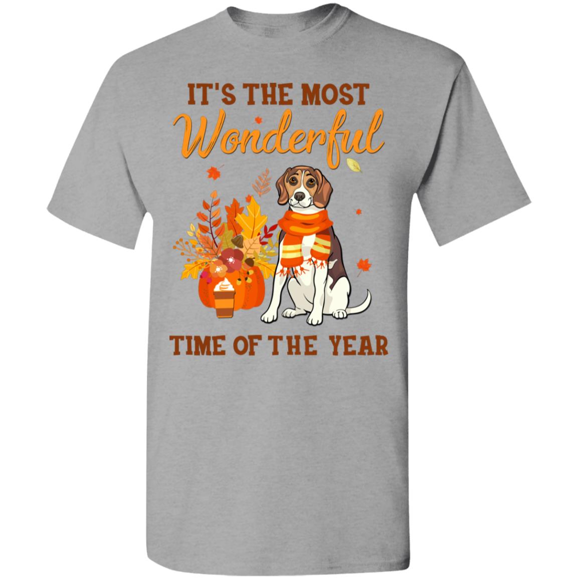 Beagle Autumn It's The Most Wonderful Time Of The Year T-Shirt & Hoodie | Teecentury.com