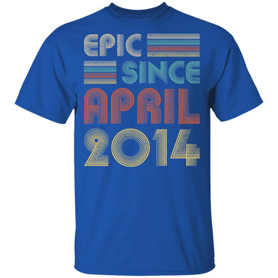 Epic Since April 2014 Vintage 8th Birthday Gifts Youth Youth Shirt | Teecentury.com