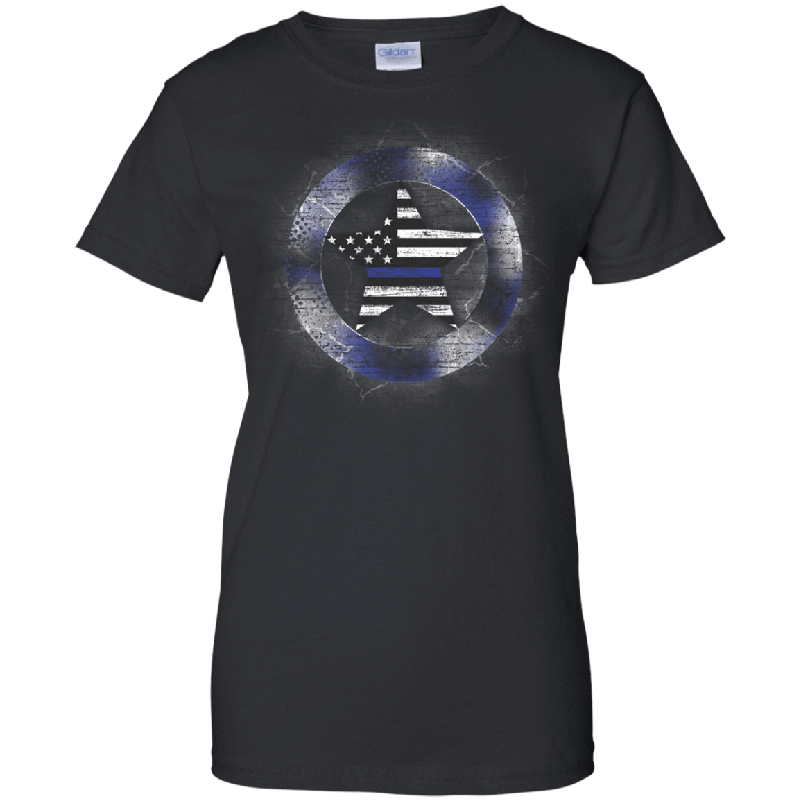 Thin Blue Line Support T-Shirt & Hoodie | Teecentury.com