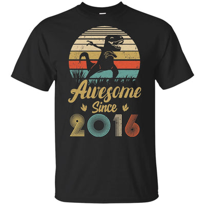 Awesome Since 2016 6th Years Old Dinosaur Birthday Gift Youth Youth Shirt | Teecentury.com