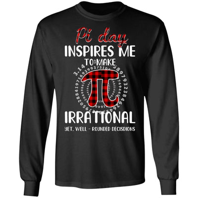 Pi Day Inspires Me To Make Irrational Red Plaid T-Shirt & Hoodie | Teecentury.com