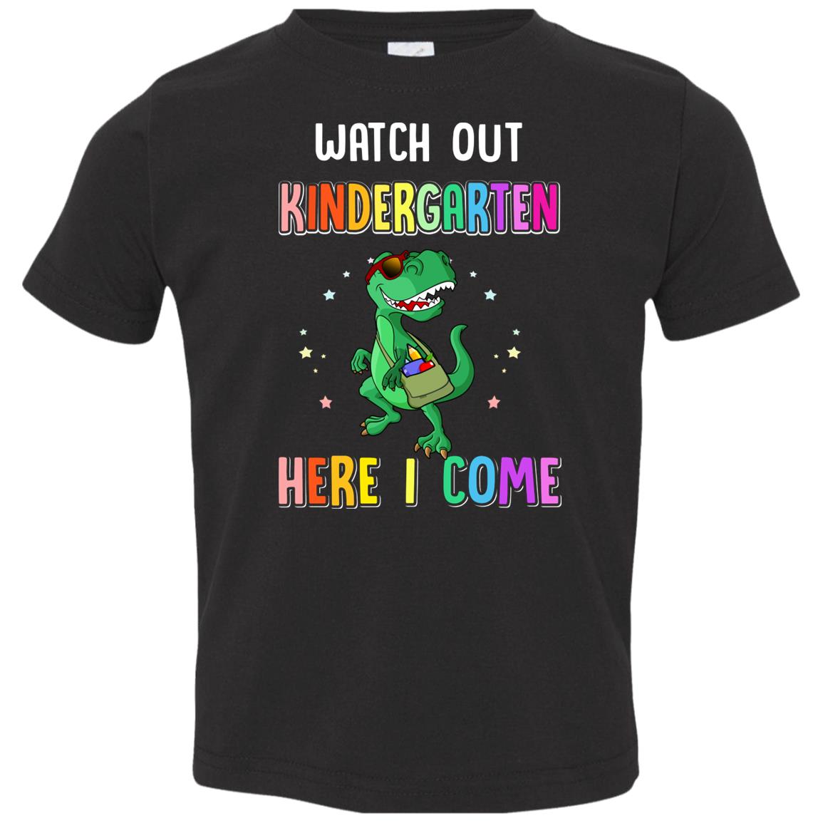 Kindergarten Here I Come Dinosaur Back To School Youth Youth Shirt | Teecentury.com