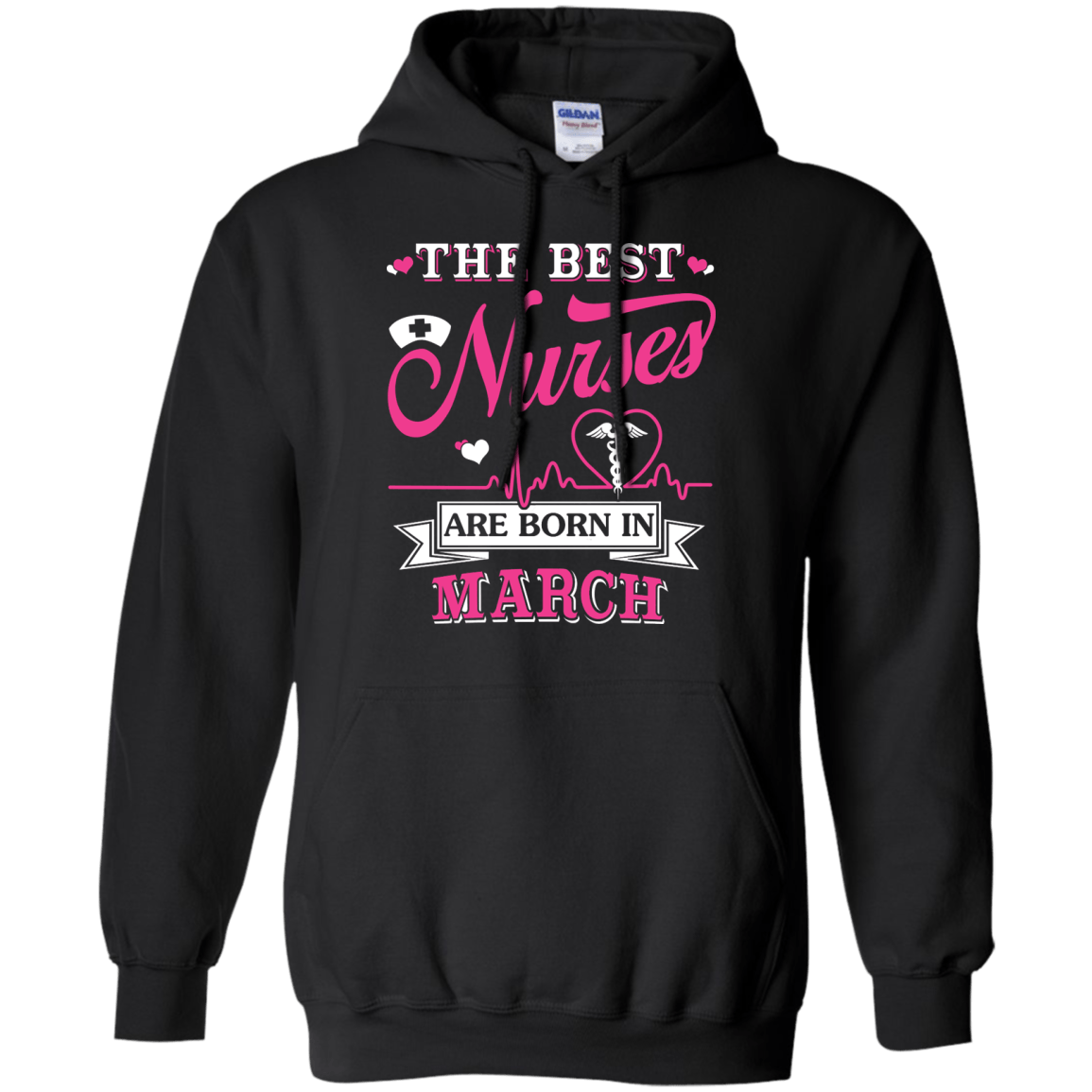 The Best Nurses Are Born In March T-Shirt & Hoodie | Teecentury.com