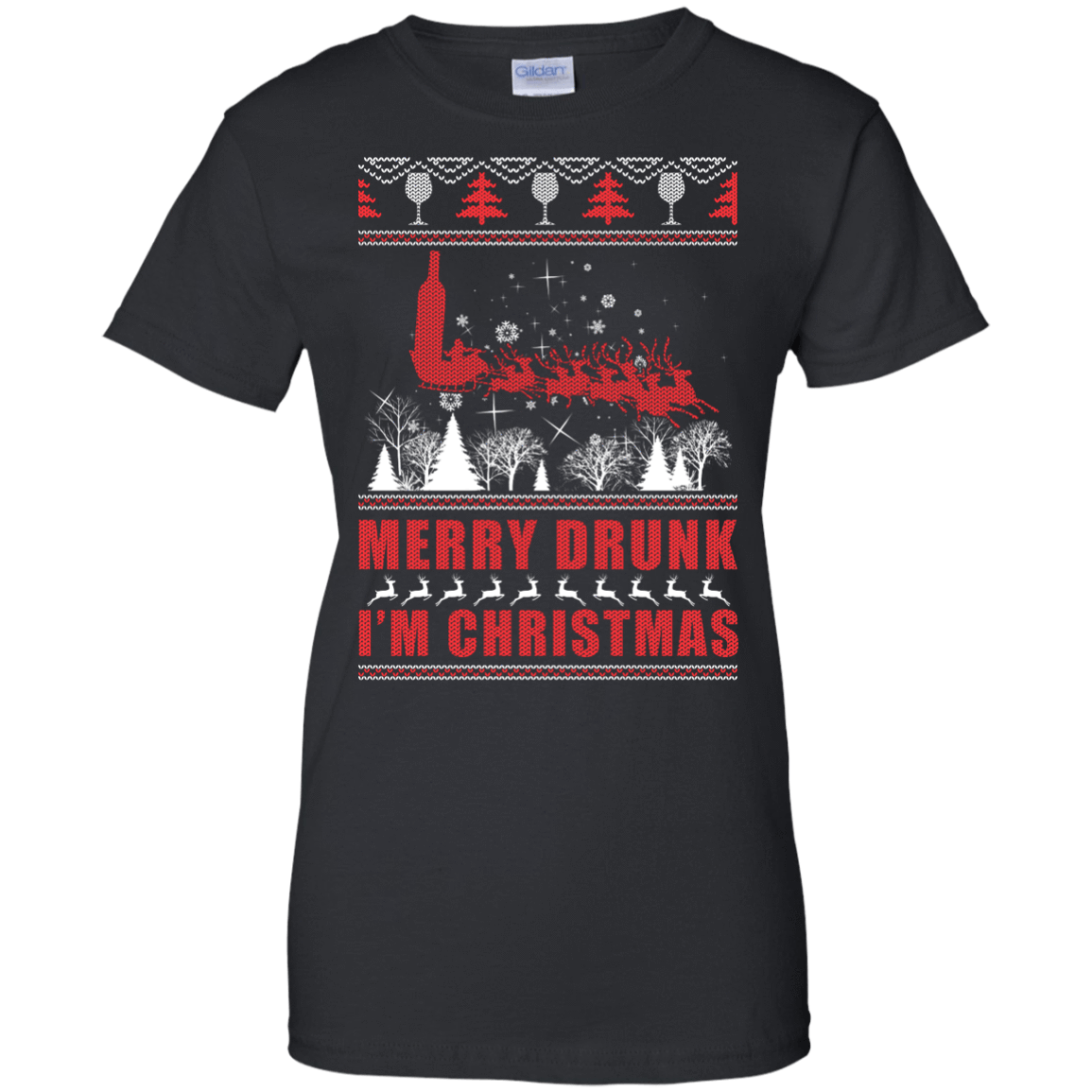 Merry Drunk I'm Christmas T-Shirt & Hoodie | Teecentury.com