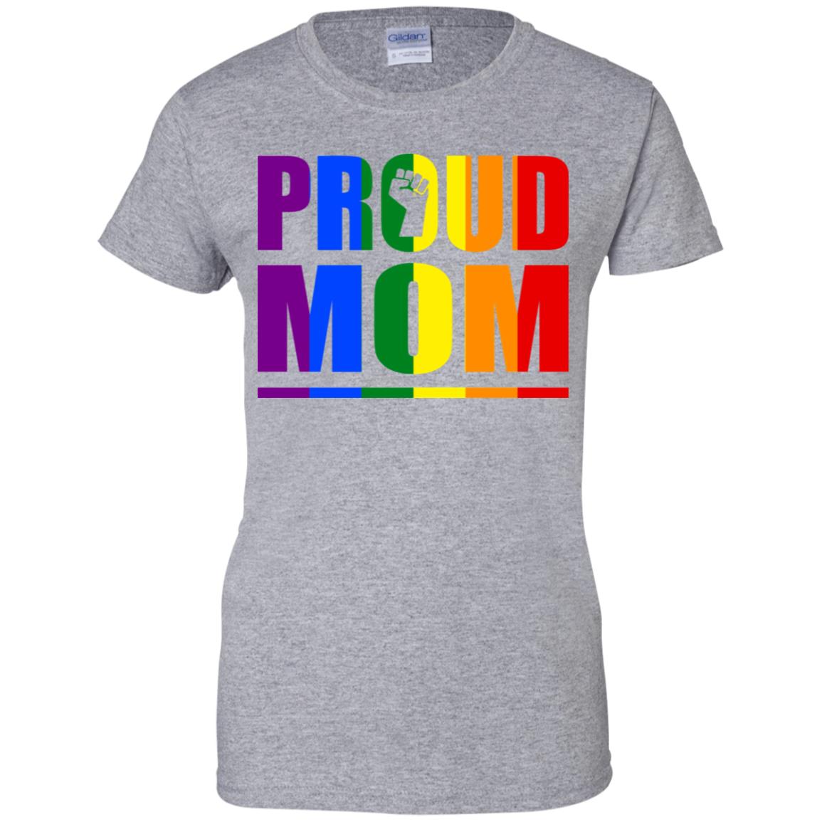 Proud Mom Lesbian Pride Month LGBT T-Shirt & Hoodie | Teecentury.com