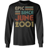 Epic Since June 2001 Vintage 21th Birthday Gifts T-Shirt & Hoodie | Teecentury.com