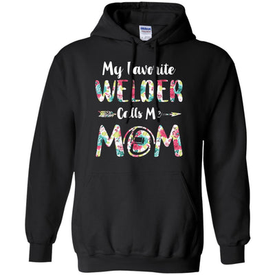 Floral My Favorite Welder Calls Me Mom Mothers Day Gift T-Shirt & Hoodie | Teecentury.com