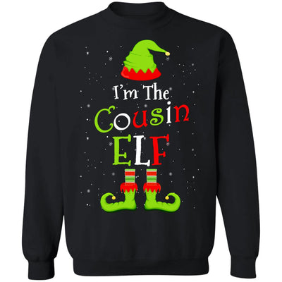 I'm The Cousin Elf Family Matching Funny Christmas Group Gift T-Shirt & Sweatshirt | Teecentury.com
