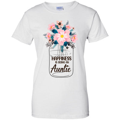 Happiness Is Being An Auntie Life Flower Auntie Gifts T-Shirt & Hoodie | Teecentury.com