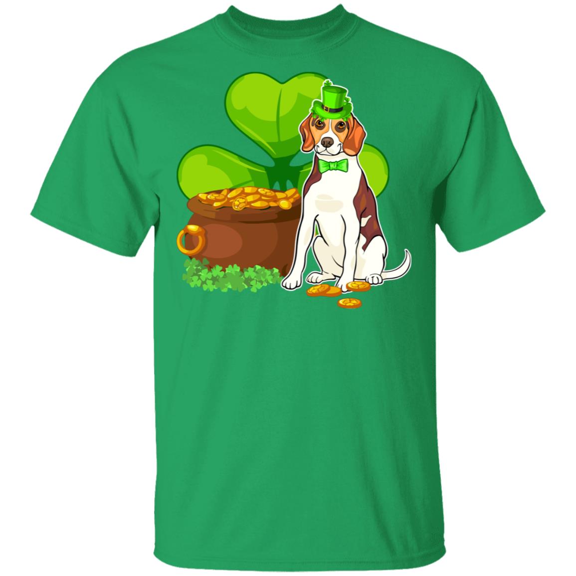 Beagle St Patrick's Day Irish Dog Lover Funny Gifts T-Shirt & Hoodie | Teecentury.com
