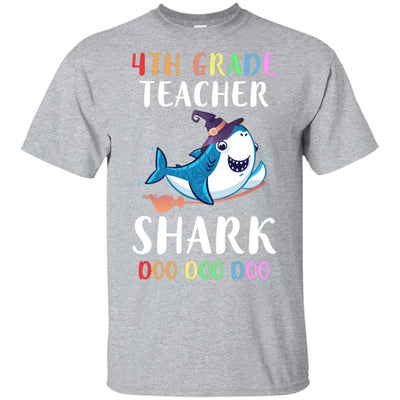 4th Grade Teacher Shark Doo Doo Doo Halloween T-Shirt & Hoodie | Teecentury.com