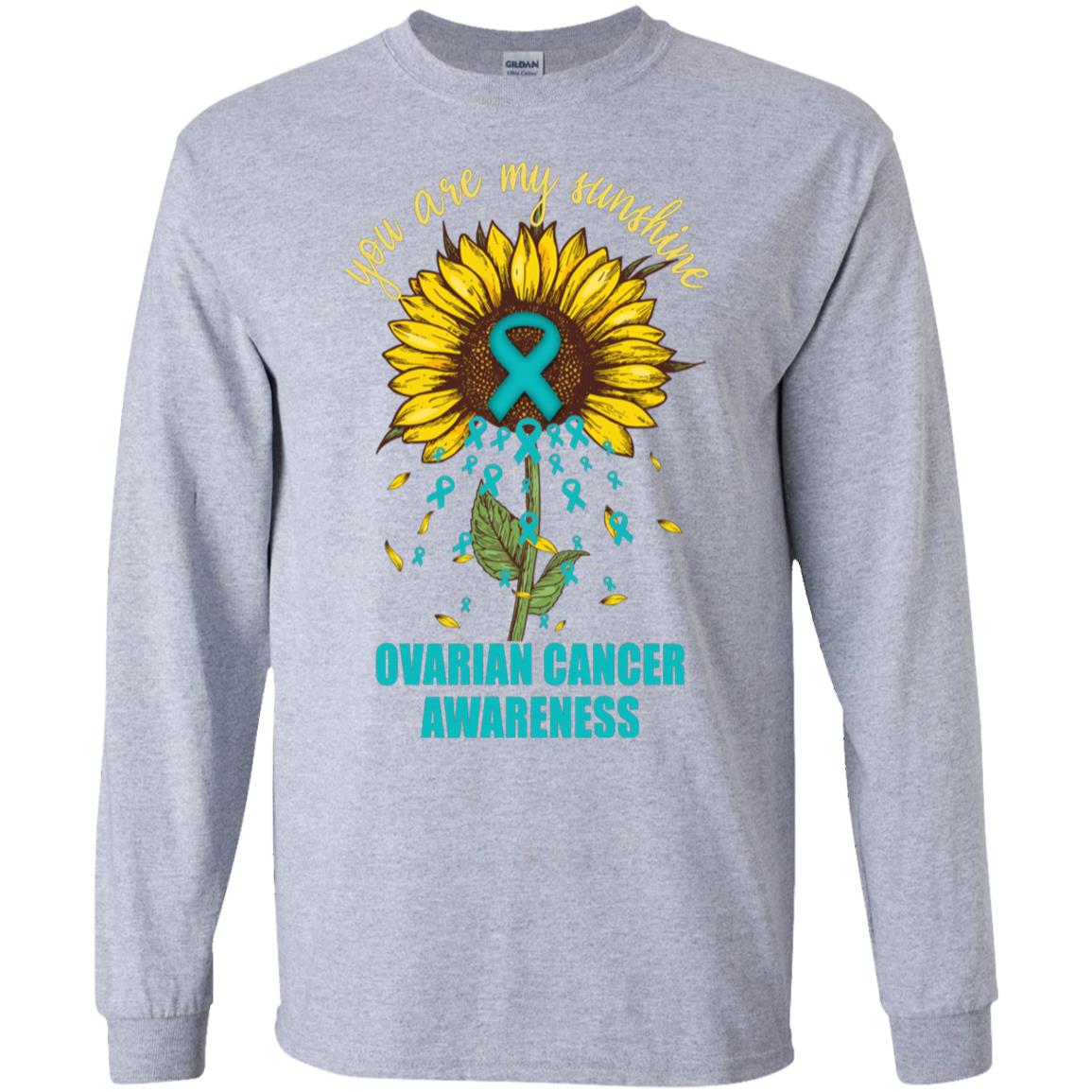 You Are My Sunshine Ovarian Cancer Awareness T-Shirt & Hoodie | Teecentury.com