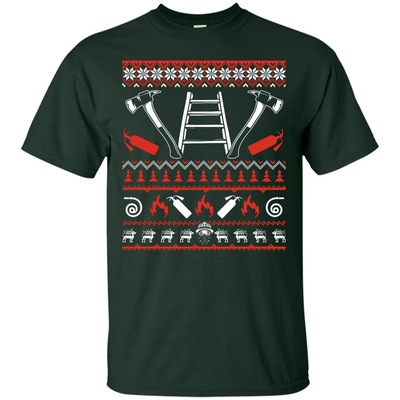 Firefighter Christmas Sweater T-Shirt & Hoodie | Teecentury.com