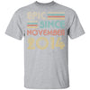 Epic Since November 2014 Vintage 8th Birthday Gifts Youth Youth Shirt | Teecentury.com
