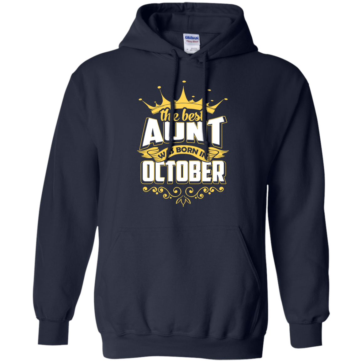 The Best Aunt Was Born In October T-Shirt & Hoodie | Teecentury.com