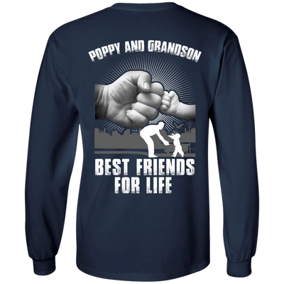 Poppy And Grandson Best Friends For Life T-Shirt & Hoodie | Teecentury.com
