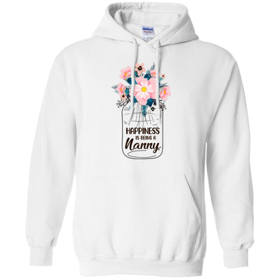 Happiness Is Being Nanny Life Flower Nanny Gifts T-Shirt & Hoodie | Teecentury.com