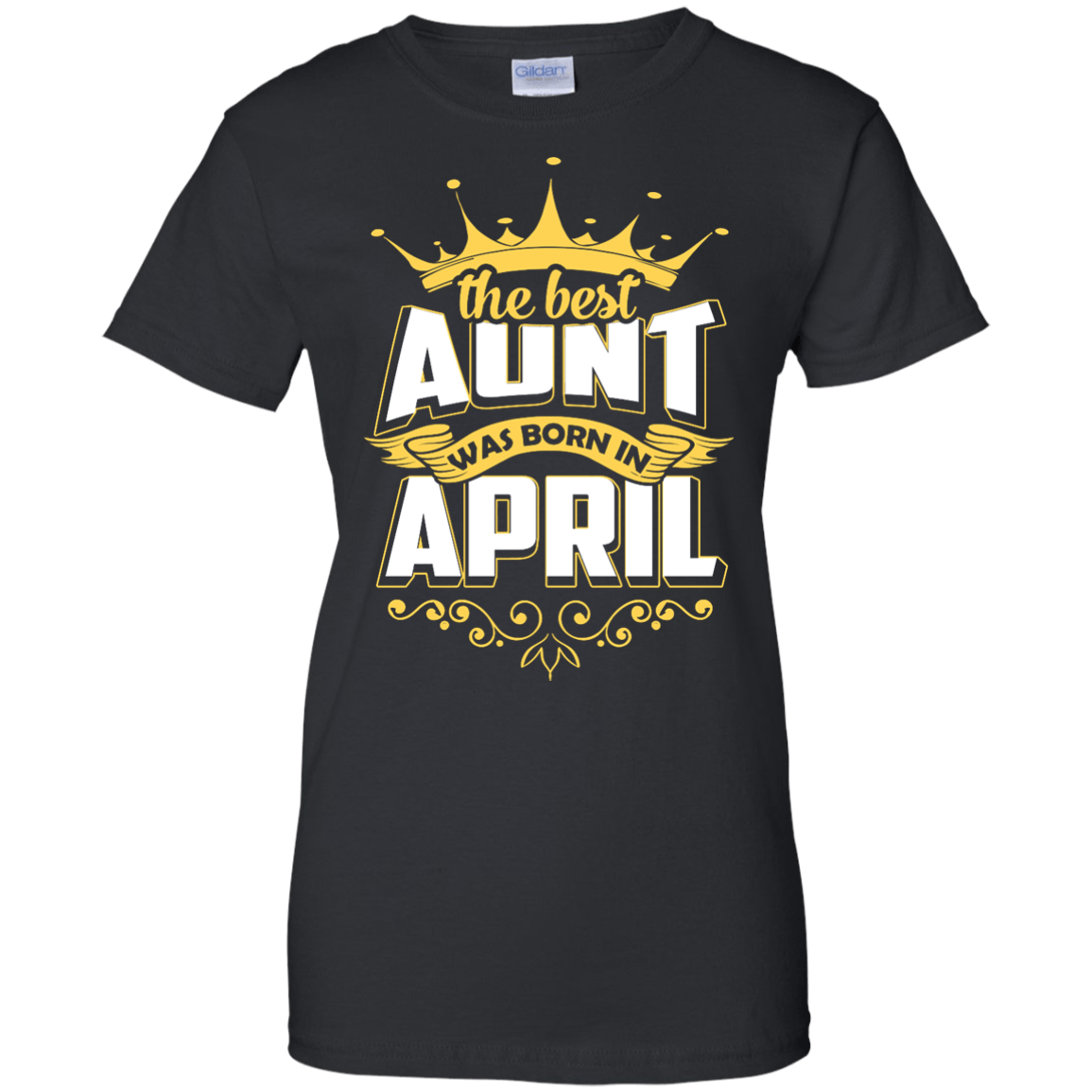 The Best Aunt Was Born In April T-Shirt & Hoodie | Teecentury.com