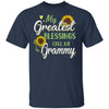 My Greatest Blessings Call Me Grammy Sunflower Gifts T-Shirt & Hoodie | Teecentury.com