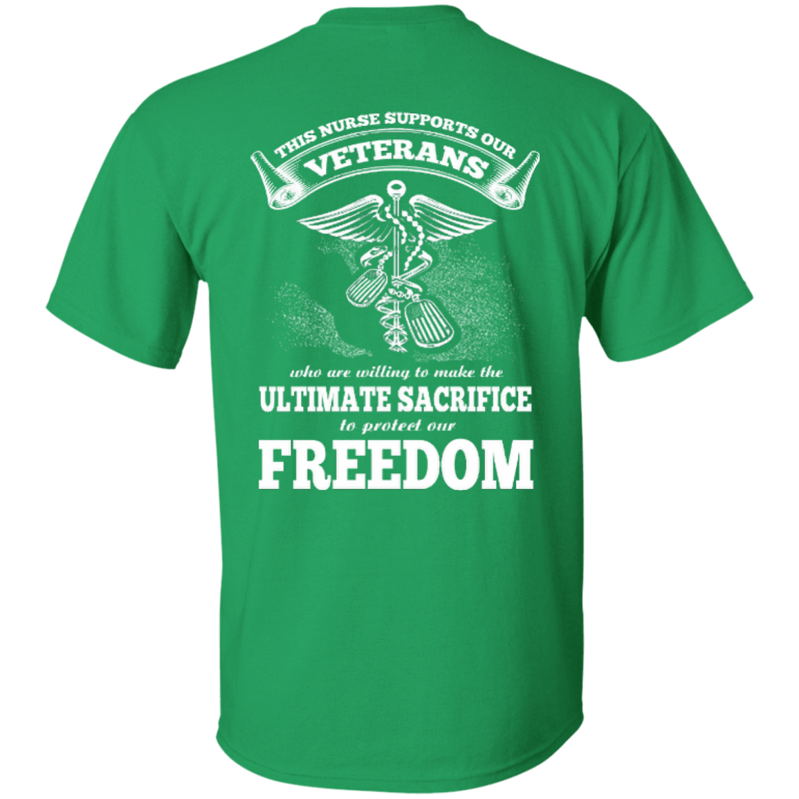 THIS NURSE SUPPORTS OUR VETERANS T-Shirt & Hoodie | Teecentury.com
