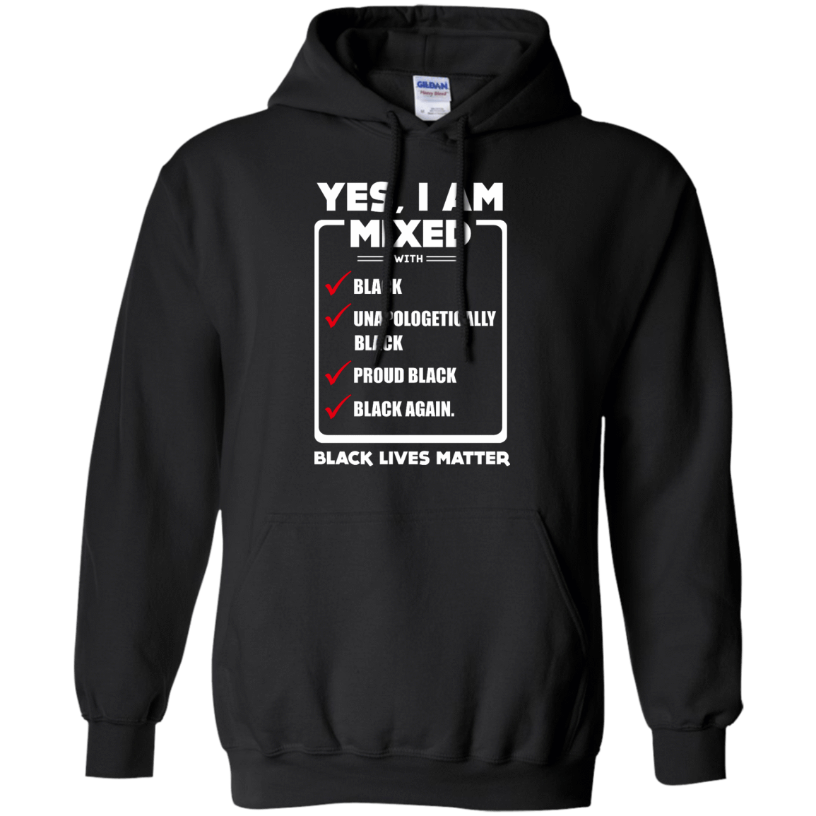 Yes, I Am Mixed Shirt, I'm mixed with Black T-Shirt & Hoodie | Teecentury.com