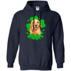 Golden Retriever St. Patrick's Day Clovers T-Shirt & Hoodie | Teecentury.com