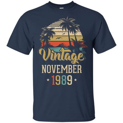 Retro Classic Vintage November 1989 33th Birthday Gift T-Shirt & Hoodie | Teecentury.com