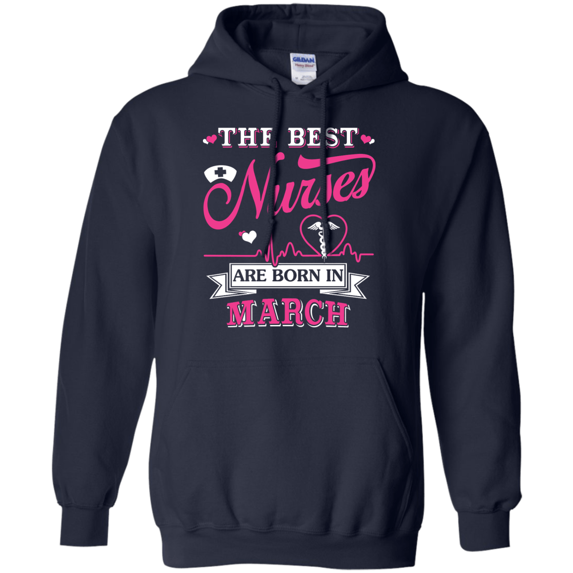 The Best Nurses Are Born In March T-Shirt & Hoodie | Teecentury.com