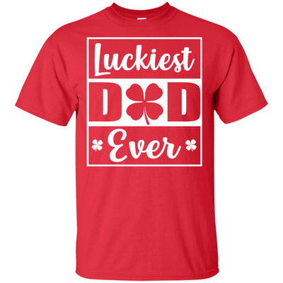 Luckiest Dad Ever St Patricks Day T-Shirt & Hoodie | Teecentury.com