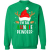 I'm The Auntie Reindeer Matching Family Christmas T-Shirt & Sweatshirt | Teecentury.com