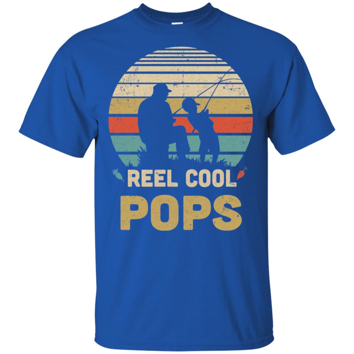 Vintage Father's Day Gift Reel Cool Pops Fishing T-Shirt & Hoodie | Teecentury.com