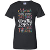 Tattoos Pretty Eyes Thick Thighs March Girl Birthday T-Shirt & Tank Top | Teecentury.com