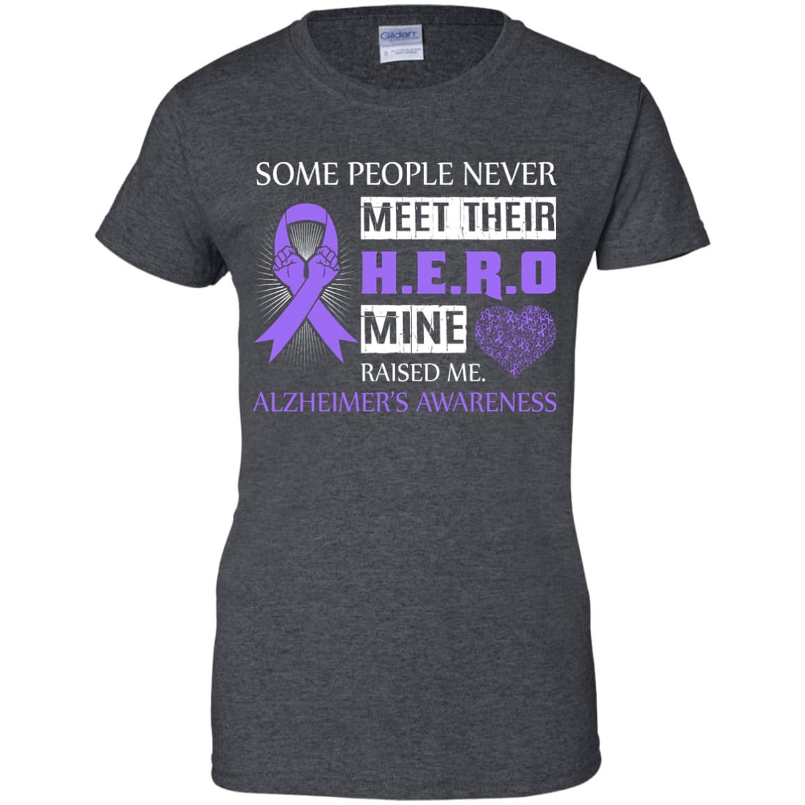 Alzheimer's Awareness Some People Never Meet Hero T-Shirt & Hoodie | Teecentury.com